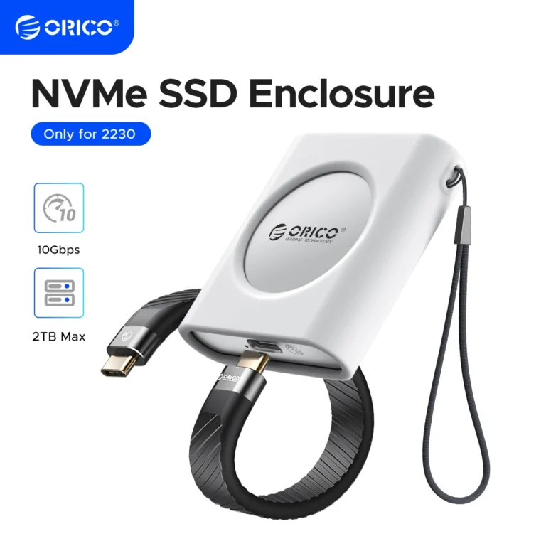 Compact 2230 SSD enclosure for handheld storage comparison
