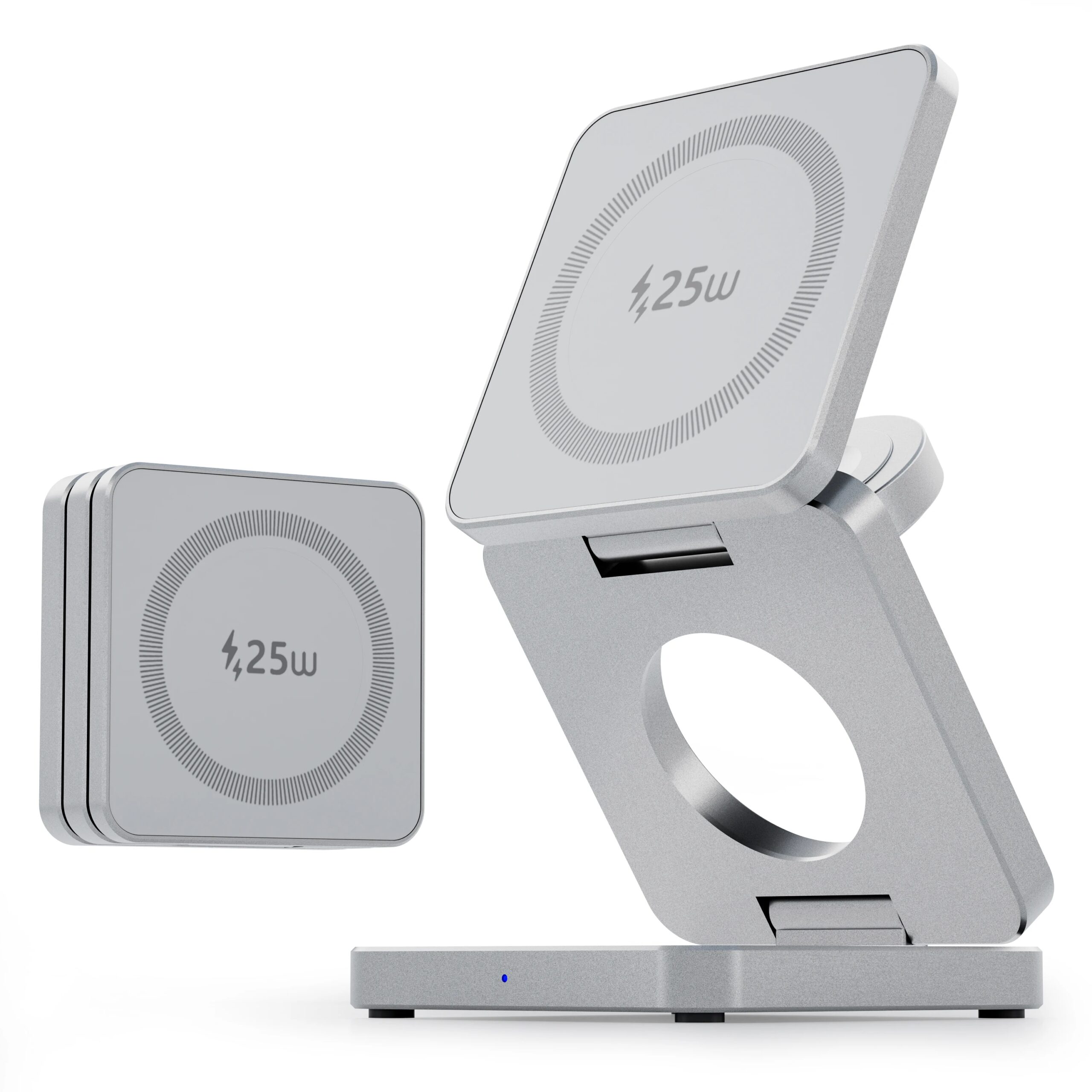 Qi2.2 foldable 3-in-1 travel charger product image